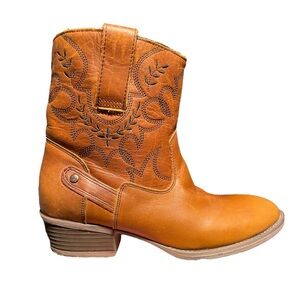 Sterling River Women’s Cowgirl Cowboy Brown Embroidered Boots Size 10 M